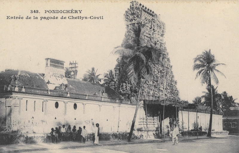 10-03 - Pondichery - pagode Chetty (rue des Missions) - 2